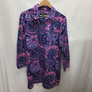 Lauren Ralph Lauren pretty nightshirt size large.